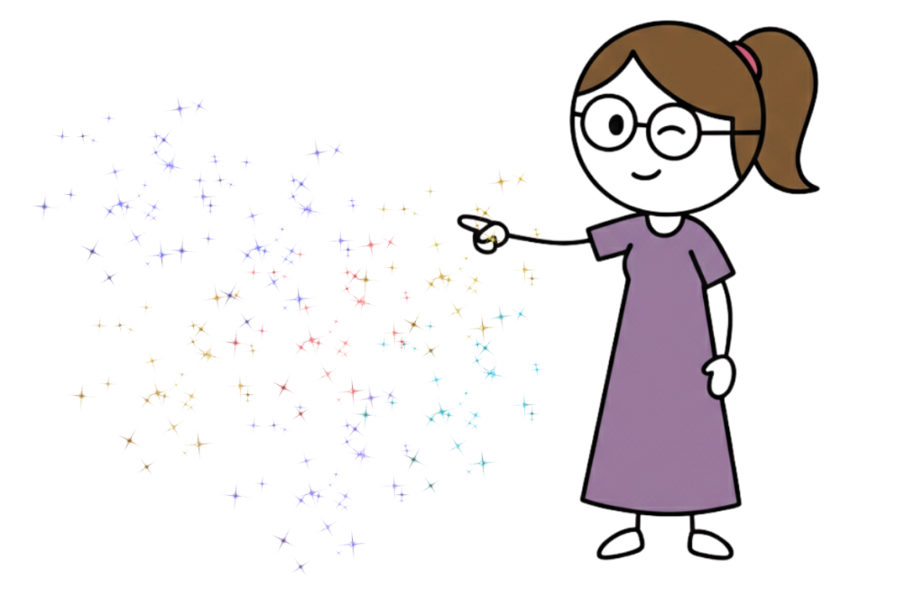 Mom using WowDesignAI's safe AI educational resources for simple learning at home.