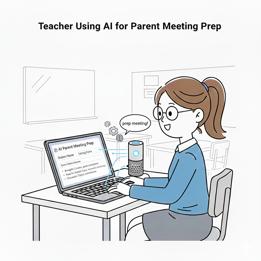 teacher for AI parent meeting prep